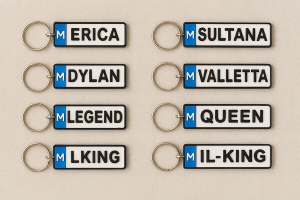 Custom 3D-Printed Number Plates – Personalized, Durable & Locally Made in Malta - Image 4
