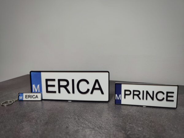 Custom 3D-Printed Number Plates – Personalized, Durable & Locally Made in Malta - Image 2